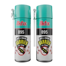 895 Gaps & Cracks Barrier Insulation Spray Foam (2X12 Oz.) - Gap Filler, Pestblo