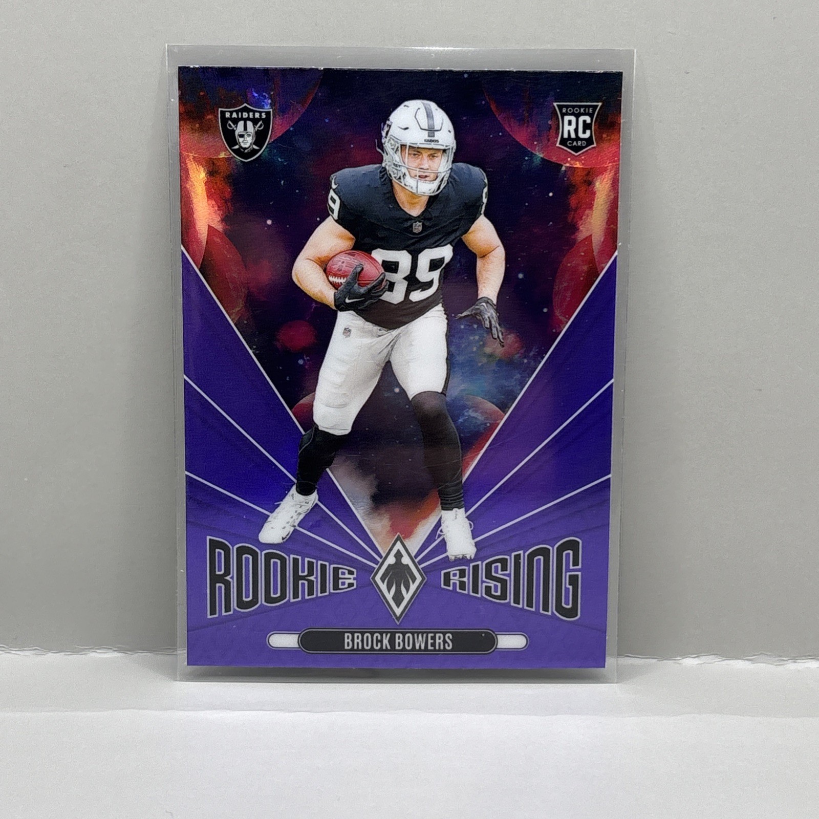 2024 Panini Phoenix - Rookie Rising Brock Bowers #RR-BBS Purple (RC)