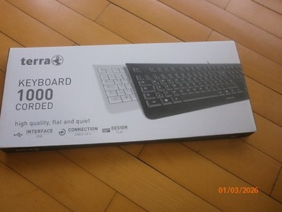 Terra Keyboard 1000 Corded schwarz kabelgebunden neu