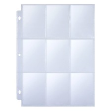 36 Pack 9 Pocket Page Protector, Holds 324 Cards, Trading Card Sleeves Clear