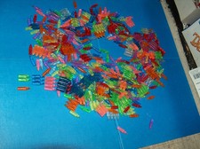 Lite Brite Pegs Lot 12 Ounces -Various Colors Multi-peg Pieces 7/8
