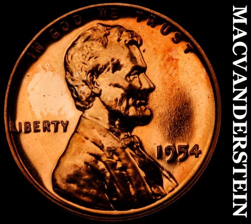 1954 Lincoln Wheat Cent- Choice Gem Proof Luster No Reserve #J2847