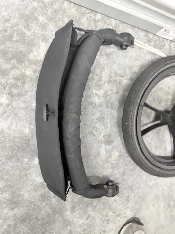 Baby Jogger F.I.T. Single Slate Black Jogging Stroller - Sun Rain Shade - Image 2 of 4