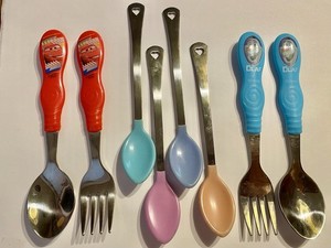 Disney Toddlers Spoons & Forks -OLAF & CARS, Munchkins