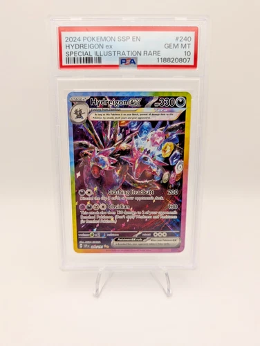 PSA 10 Hydreigon ex 240/191 Special Illustration Rare SV08 Surging Sparks