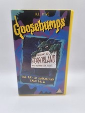 Goosebumps One Day At Horrorland Parts 1 & 2 VHS - PAL UK Video R.L. Stine Rare