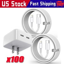 35W USB-C Dual Port Fast Charger Cube PD Adapter For iPhone 16/15/14/13/Pro lot