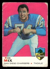 1969 Topps Football Card #99 Ron Mix