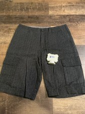 81 Men s Vintage Route 66 Cargo Shorts Size 38 Black with Pockets New with Tag