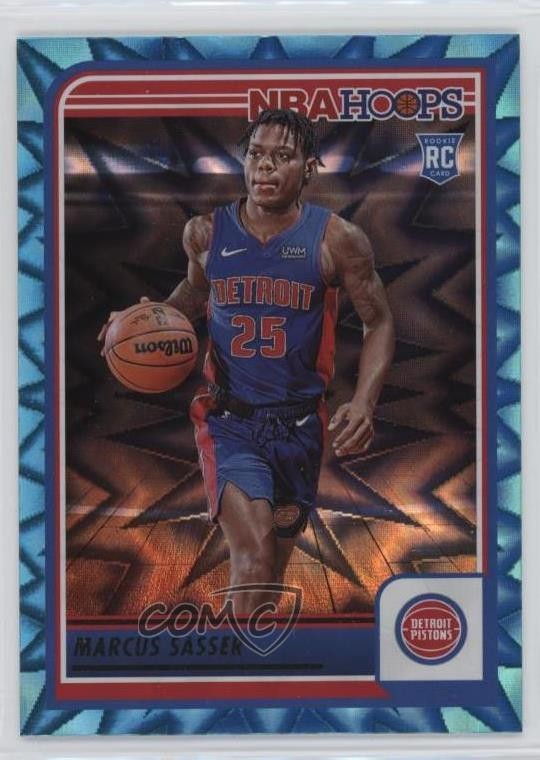 2023-24 Panini NBA Hoops Rookies Teal Explosion Marcus Sasser #260 0v74