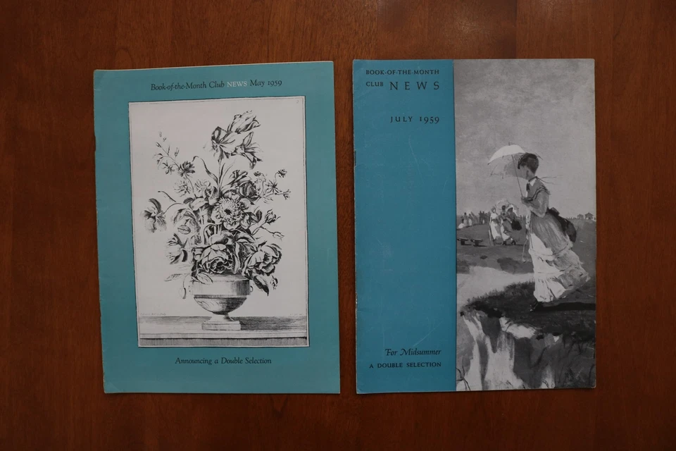 1958-1961 BOOK-OF-THE-MONTH CLUB NEWS MAGAZINE - LOT OF 11 - O 3921 Foto 4 de 4