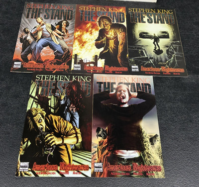 Stephen King The Stand American Nightmare Marvel Comics Set 1 thru