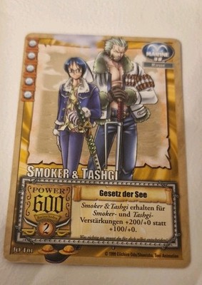 One Piece Karte JO-T01 Smoker & Tashigi Gesetz Zur See