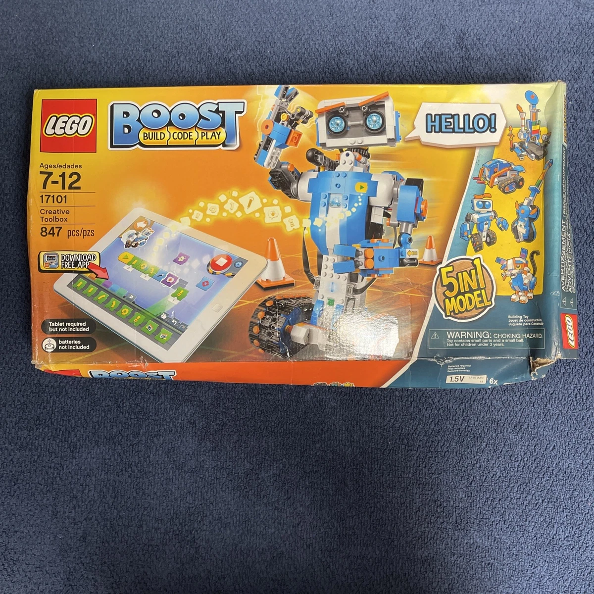 lego boost creative box Amazon.com: LEGO Boost Creative Toolbox 17101 Fun Robot Building Set and  Educational Coding Kit for Kids, Award-Winning STEM Learning Toy (847  Pieces) : Toys & Games