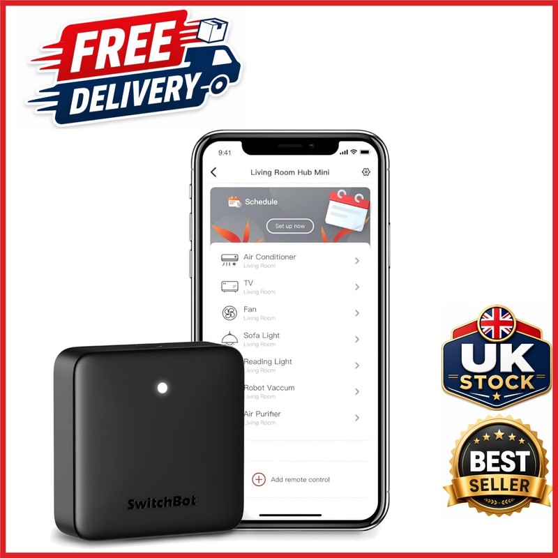 Smart Home Hub Mini IR Remote Control for TV AC Works with Alexa Google Home