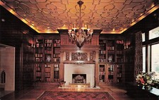 Portland Oregon West Hills Pittock Mansion Interior Vtg Postcard J7