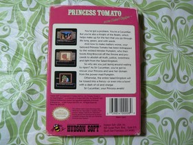 Princess Tomato In the Salad Kingdom (Nintendo NES) Authentic Complete Tested