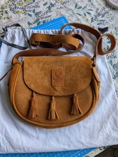 Barrhead Scottish-Made Leather  Handbag Deerskin Crossbody  Bag