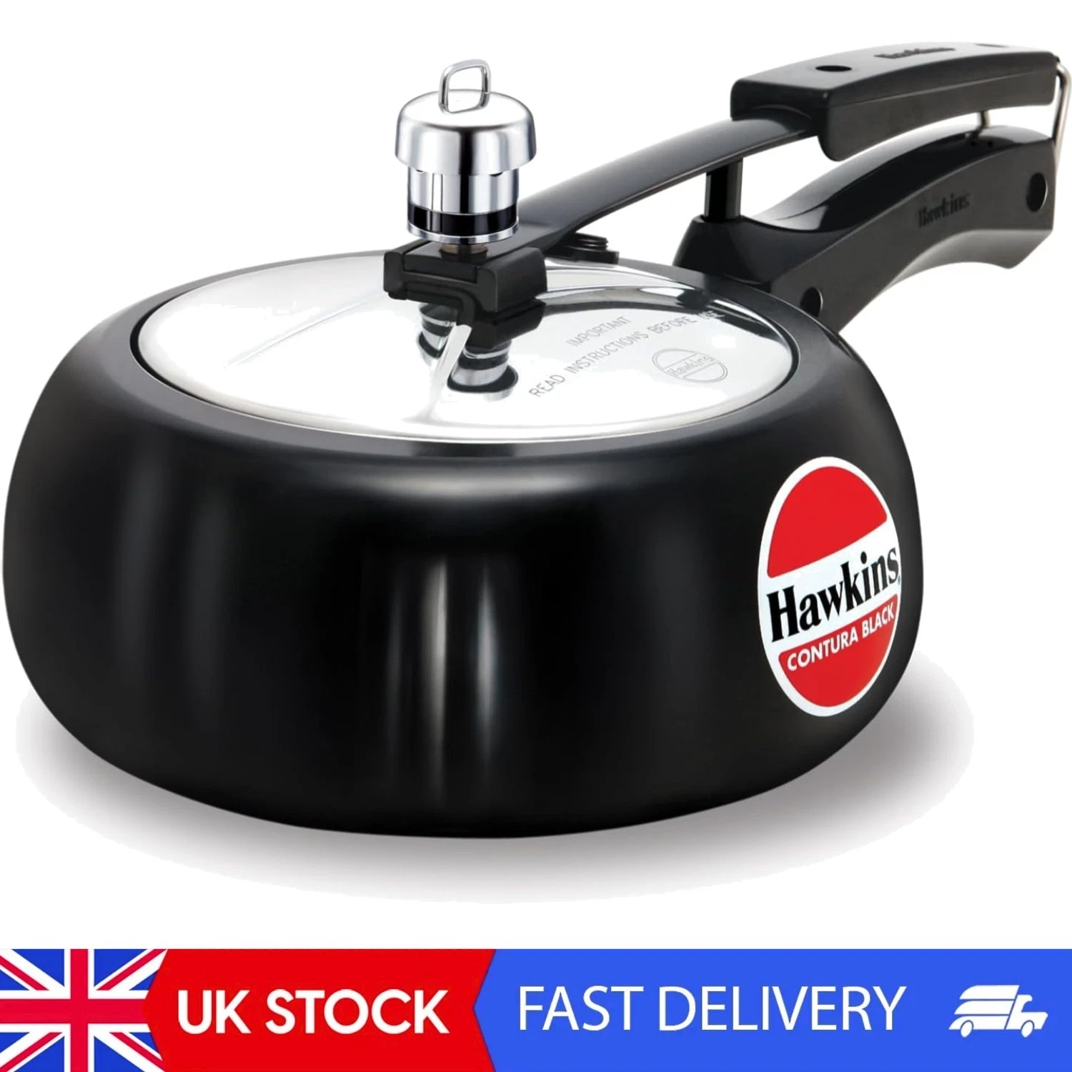 Durable 2L Contura Pressure Cooker - Elegant, Safe & Energy Efficient Cooking
