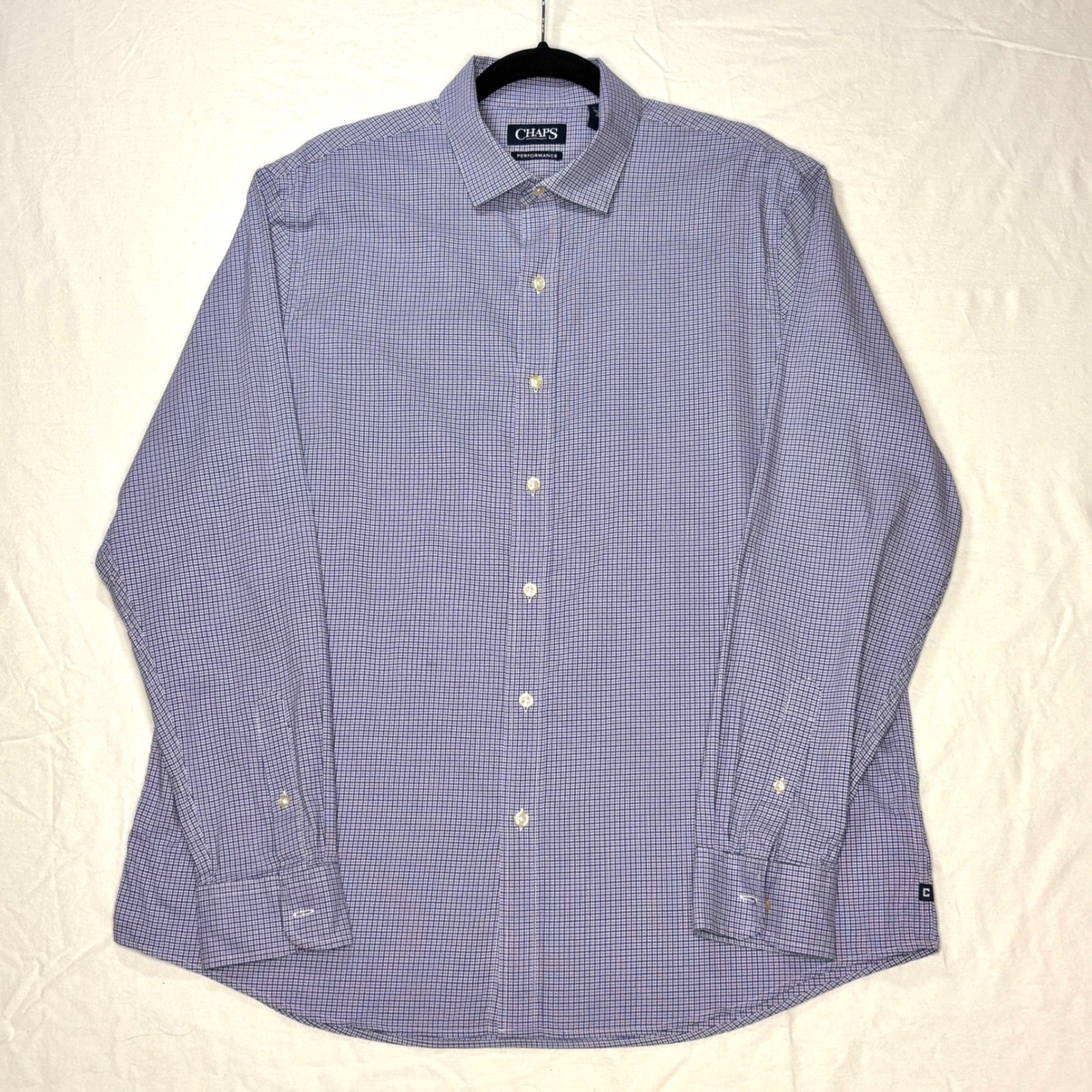 Chaps Performance Mens Stretch Button Down Shirt … - image 2