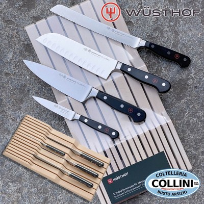 Wüsthof Germany - Classic - Kommode Buche 4-teilig - 1060160501 - Messer...