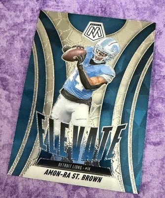 2025 Panini Mosaic - Elevate Amon-Ra St. Brown #15 Detroit Lions
