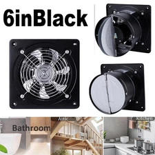 6" Exhaust Fan Ventilation Extractor Fan for Basement Garage Bathrom Exhaust Fan