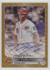 2022 Topps Chrome Rookie Gold Wave Refractor 27/50 Trey Amburgey #RA-TA Auto 0c6