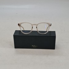 Mulberry Cat Eye Eyeglasses Clear Gold Frame Spectacles Case