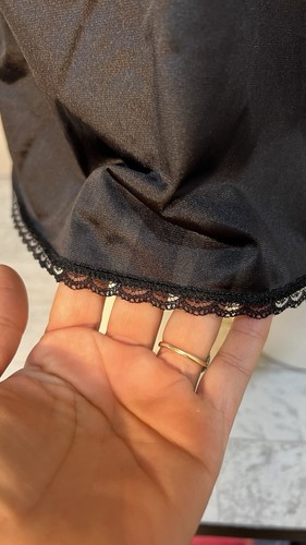 Vintage Black Cami Lace 80’s Tank Size Large Y2K - Picture 6 of 8