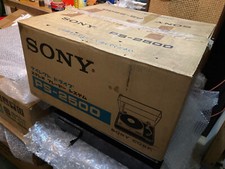 Sony PS-2500 / PS-2250 direct drive turntable with original box