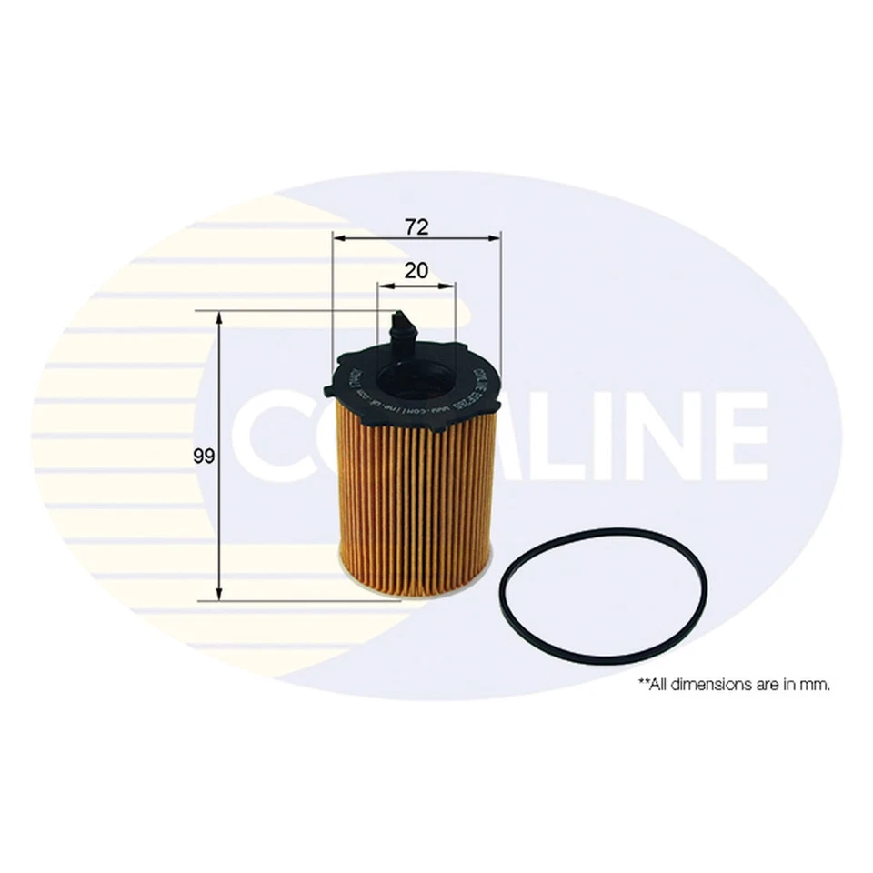 For Ford C-Max MK2 1.6 TDCi Genuine Comline Engine Oil Filter Insert - Image 2 of 4
