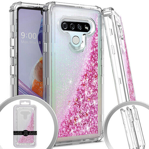 Tempered Glass / Liquid Motion Cover Phone Case For LG Stylo 6 LM-Q730TM - Picture 8 of 8