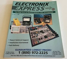 Vintage 1998 Electronix Express Catalog, Electronic Equipment, Tools, Components