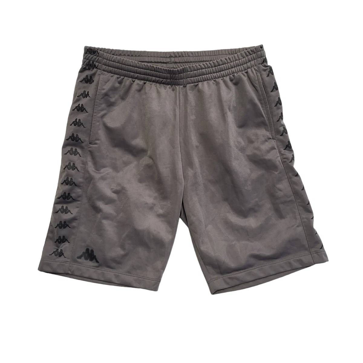 Short De Sport KAPPA Homme – Noir – Taille 2XL (XXL) – Polyester – Très Bon état