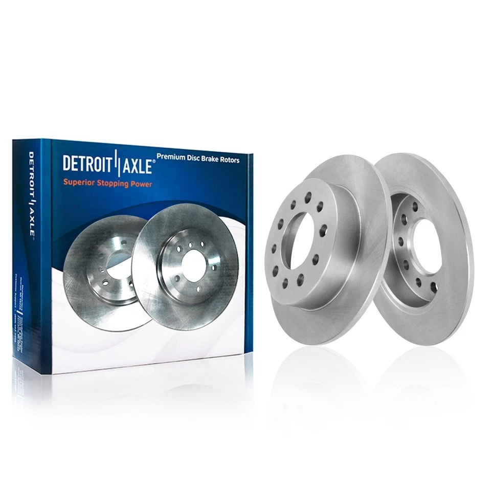 Front & Rear Brake Rotors Ceramic Brake Pads Kit for 2003 - 2007 Hyundai Tiburon — 第 4/4 张图片