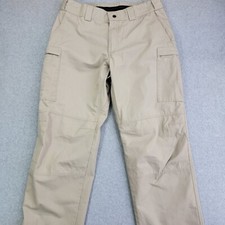 BLAUER Pants Men Size 35x33 Regular Tan ripstop 8836 Tactical Stretch Cargo