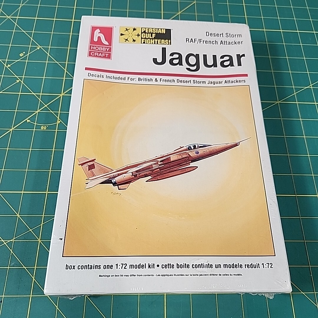 ⑫Jaguar Desert Storm RAF French Attacker HobbyCraft Jaguar Desert Storm RAF French Attacker 1339 1/72 NIB
