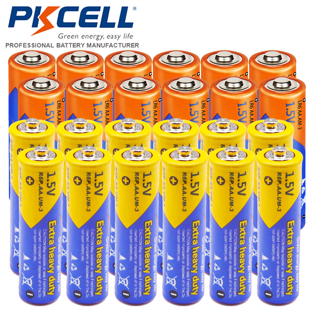 24Pcs AA Batteries 1.5V R6P UM-3 PC1500 Double A Cell Battery-image