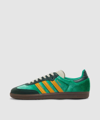Adidas Samba OG Sneaker in Court Grün und Gelb Turnschuhe