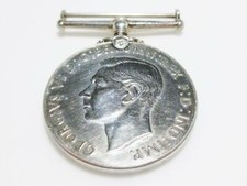 LA MEDALLA DE DEFENSA DEFENSA DEFENSA ESTERLINA PLATA FINA GEORGIVS 1939-1945 PREMIO CANADÁ