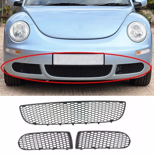 3Pcs Front Center + Side Grille Grill Bumper Bezel Cover For 2006-2010 ...