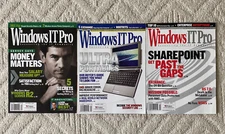 Windows IT Pro Magazine Lot of 3 issues 2005 & 2006