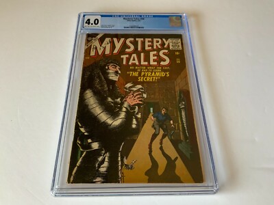 MYSTERY TALES 50 CGC 4.0 MUMMY PYRAMIDS SECRET HORROR ATLAS COMICS 1957