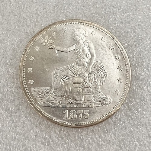 2 Stück 1881 Trade Dollar Münze Liberty American Liberty Coin - Bild 10 von 17