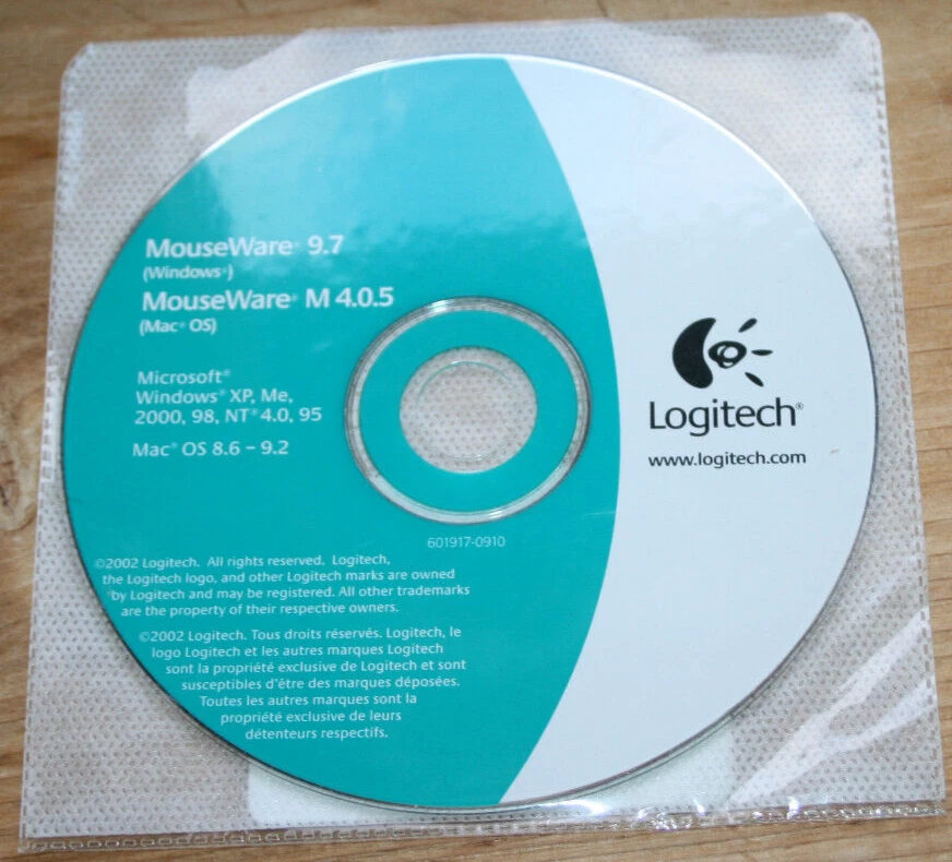 Software- Logitech MouseWare 9.7 für ältere Windows Versionen - Bild 1 von 1