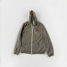 Four Roses Bourbon Whiskey Zip up Hoodie Jacket Grey XL