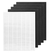 New Replacement HEPA & 4 Carbon Filters 3304899 for Coway AP-1518R AP-1519P