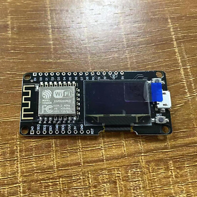 NODEMCU Wemos Wifi ESP8266 ESP-12F CP2102 Micro USB Development Board +0.96''OLED