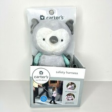 Carter's Toddler Safety Harness Buddy Child of Mine 2-in-1 18m Grey Owl NEW 9"
